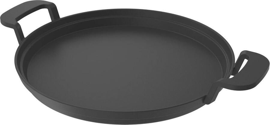Gietijzeren Pan 32 cm Grillpan met 2 Handgrepen voor Gasgrill & Oven