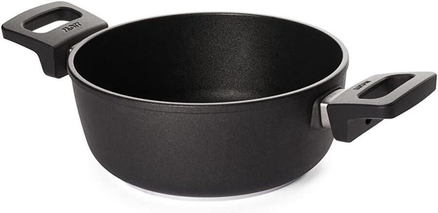 Gietijzeren Pan Braadpan Koekenpan Koken Braden Titanium Harde Coating 20 cm Metallic Champagne
