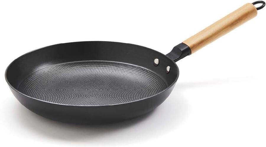Gietijzeren Pan Koekenpan Keukenpan Allround Koken Ultralicht Gewicht 28 cm Zwart