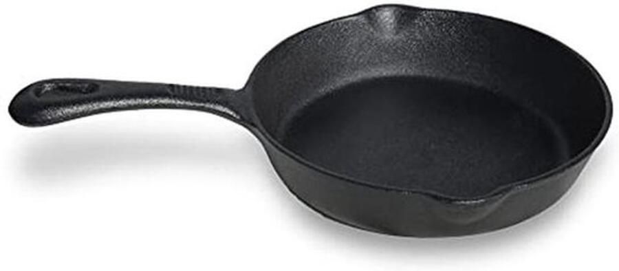 Gietijzeren Pan Koekenpan Skillet Tarte Tatin Bereiden Ingebrand Gietijzer 28 cm Zwart