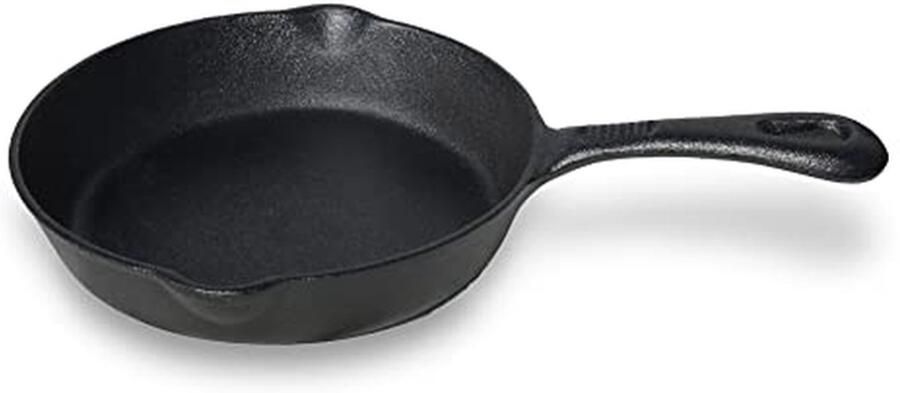 Gietijzeren Pan Koekenpan Skillet Tarte Tatin Maken Voorgerookt Natuurlijk Anti-aanbak 28 cm Zwart