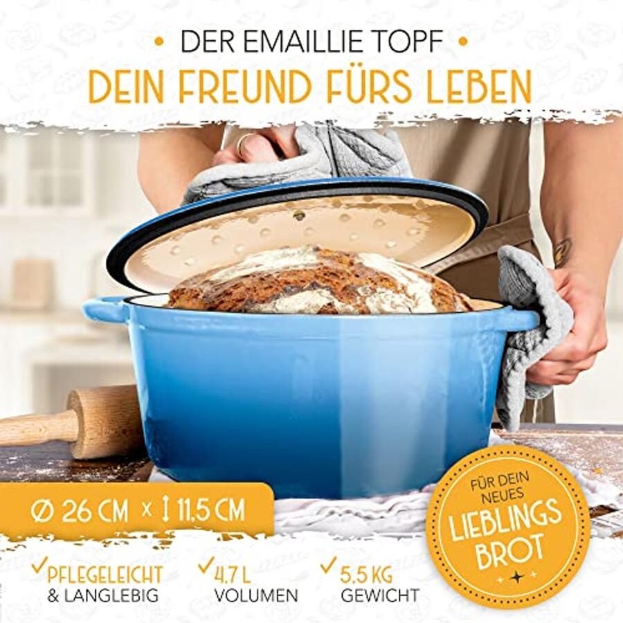 Gietijzeren Pan Met Gaarmand 26 cm Ideale Broodpot Voor Bakken