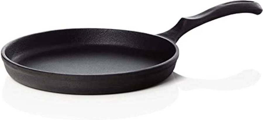 Gietijzeren Pannenkoekenpan 19 cm Antiaanbakpan voor Barbecue en Inductie