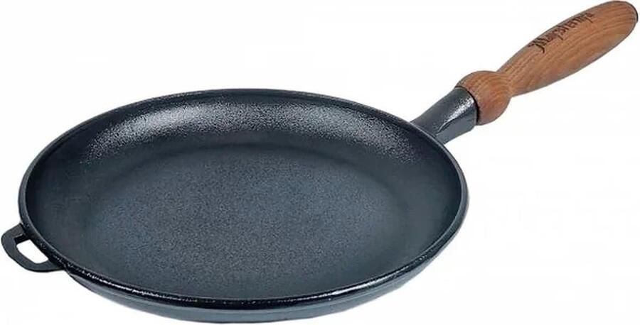 Gietijzeren Pannenkoekenpan 22 cm Crêpes en Flensjes Geschikt voor Inductie