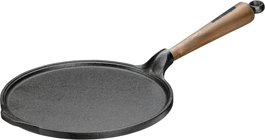Gietijzeren Pannenkoekenpan Duurzaam en Geschikt voor Inductie