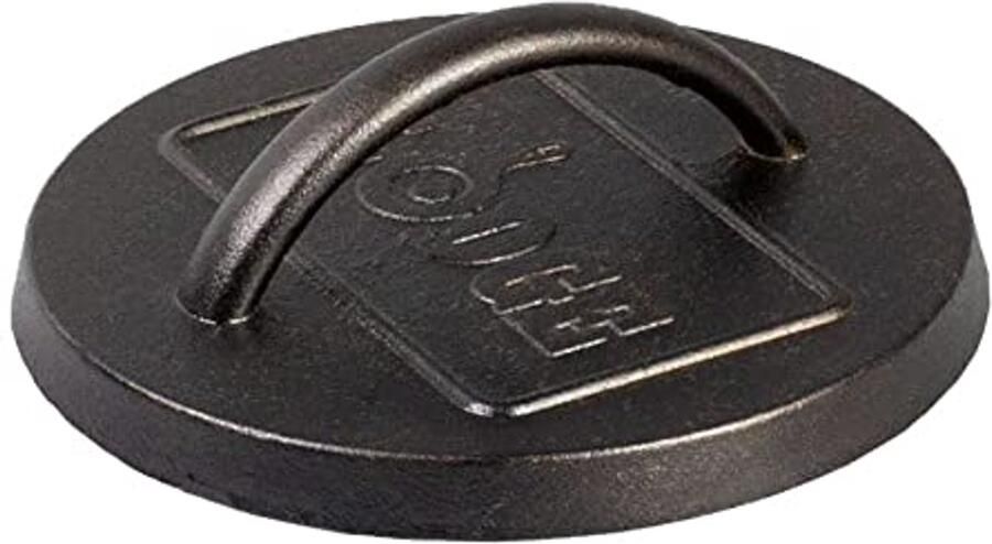 Gietijzeren Pers Burger Drukker Perfect Grillen Voorgekruid 16 x 16 x 18.4 cm Zwart