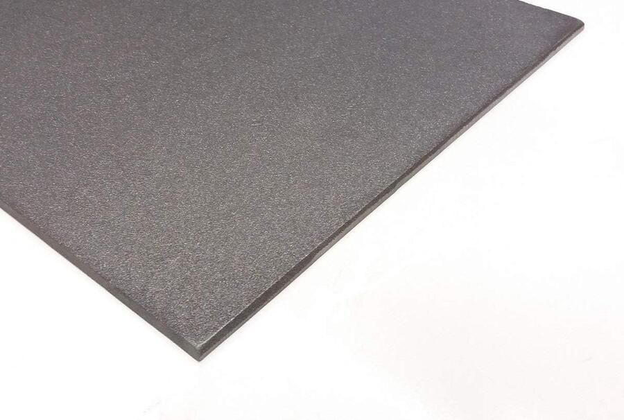 Gietijzeren Plaat Grillplaat Bodemplaat Buiten Koken Natuurlijk Gietijzer 60 x 90 cm Zwart