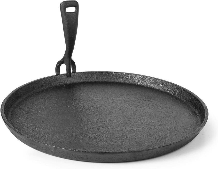 Gietijzeren Pan Koekenpan Lekker Bakken Antiaanbaklaag 26 cm Meerkleurig