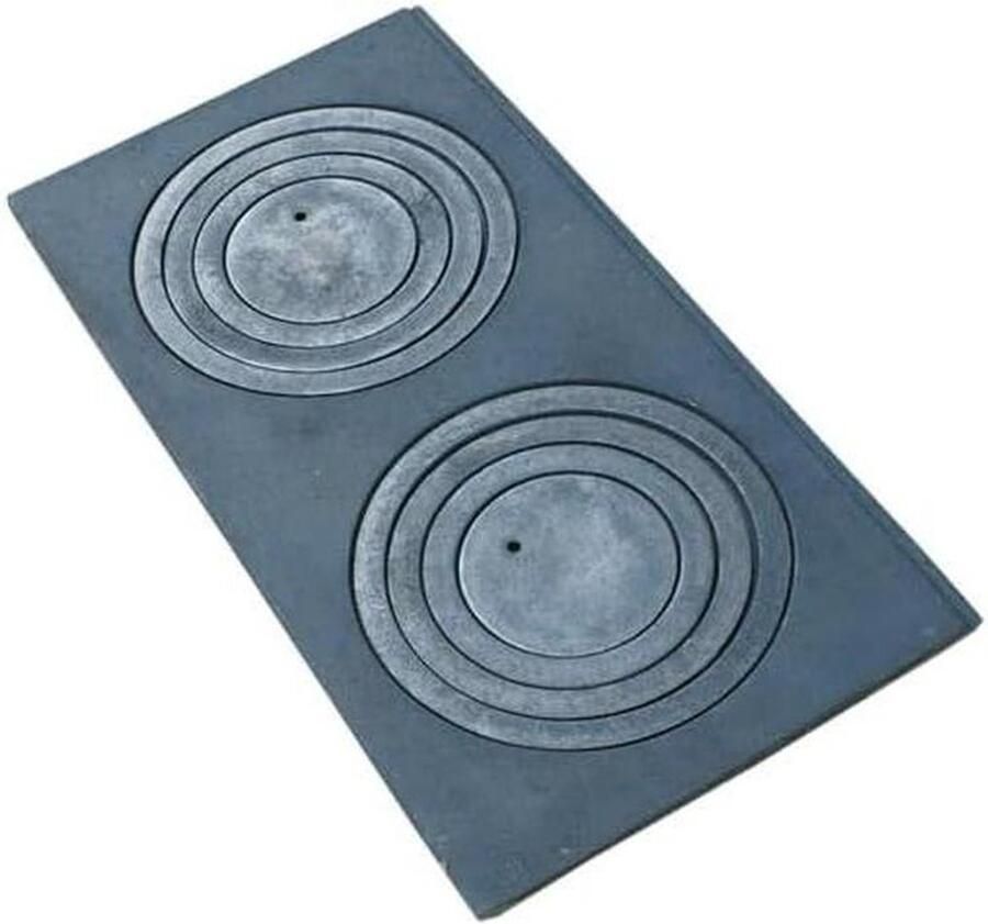 Gietijzeren Plaat Schoorsteenplaat Koolplaat Oven Bouwen Gemaakt in Polen 60x30cm Grijs