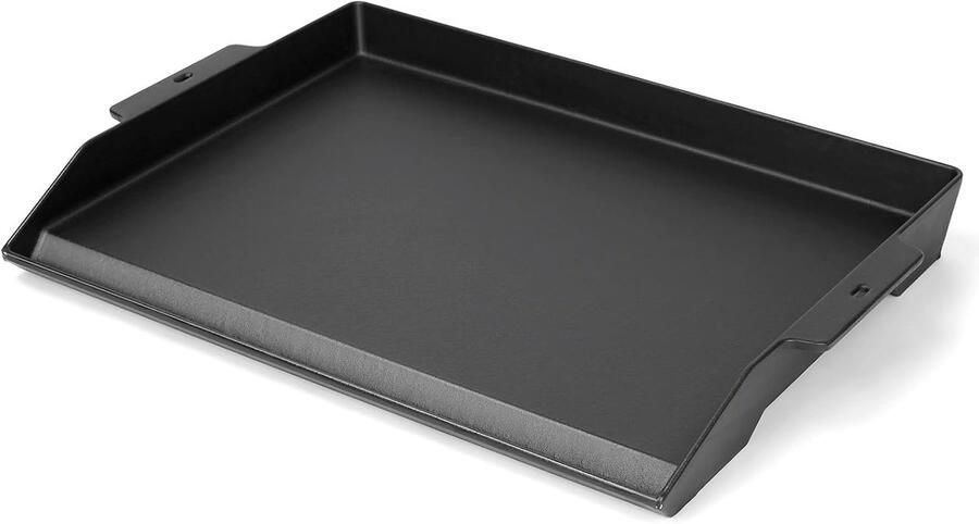 Gietijzeren Plancha Grillplaat Bakplaat Buiten Koken Universeel Groot Formaat 586x405cm Zwart