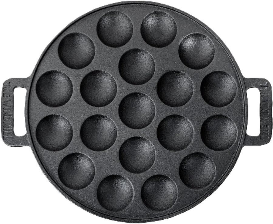 Gietijzeren Poffertjespan voor 19 Stuks voor Gas BBQ en Koken