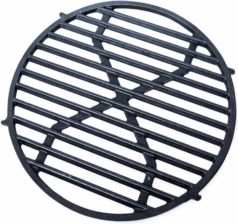Gietijzeren rooster ca. 30 cm uitbreiding voor grillroosters met gat optimaal voor steak grillen