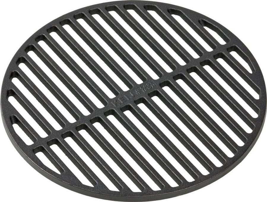 Gietijzeren rooster Grillplaat Barbecueën Geëmailleerd 34 cm Zwart