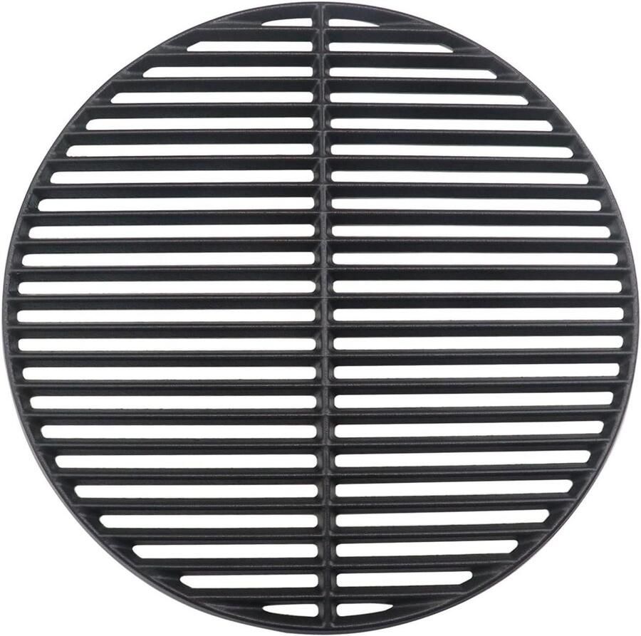 Gietijzeren Rooster Grillplaat Vervanging Buiten Koken Duurzaam Gietijzer 46 cm Diameter Zwart