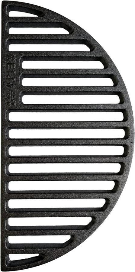 Gietijzeren Rooster Halve Grill Barbecueën Compact Ontwerp 33 cm Zwart