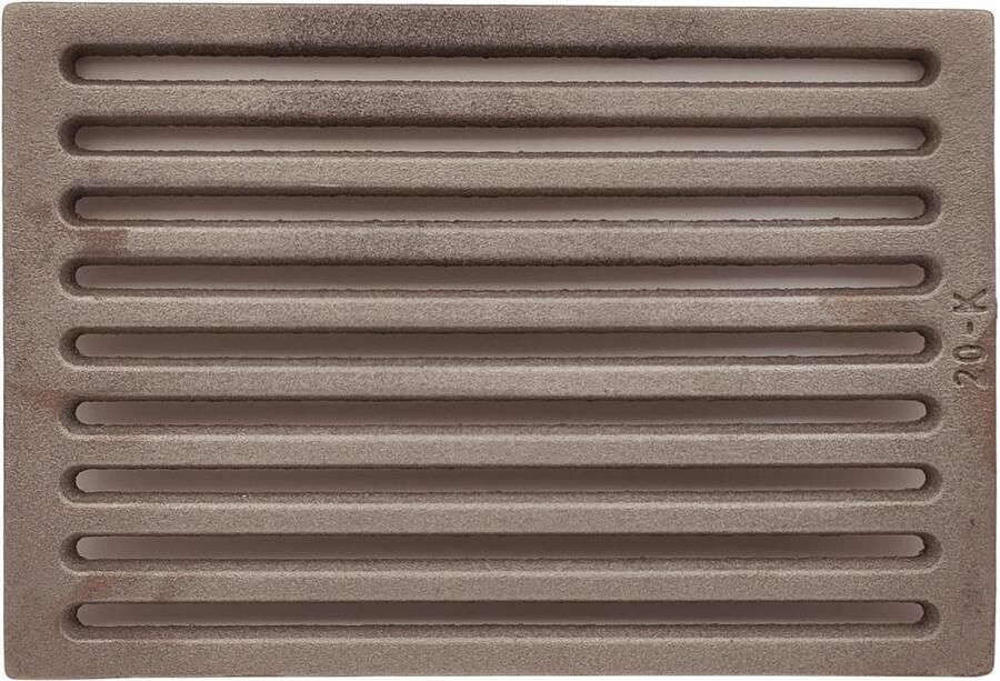 Gietijzeren Rooster Ventilatieplaat Open Haard Oven Hoge Temperatuur Bestendig 20x30 cm Zwart