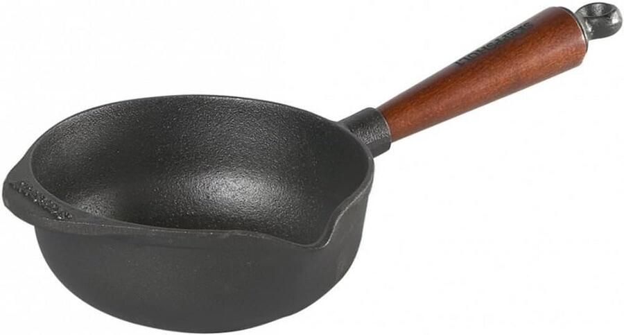 Gietijzeren Sauspan 1L Zwarte Kookpan voor Hoogwaardig Braden