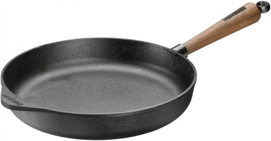 Gietijzeren Serveerpan 28 cm Perfect voor Intens Braden op alle Warmtebronnen