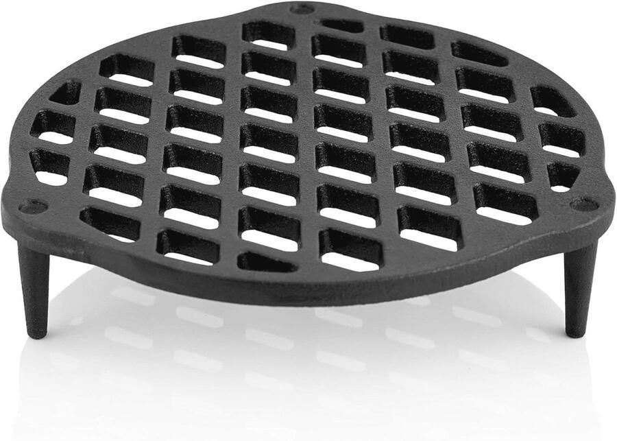 Gietijzeren Stapelrooster voor Dutch Oven Ø 22 cm Veelzijdig Grillrooster en Onderzetter