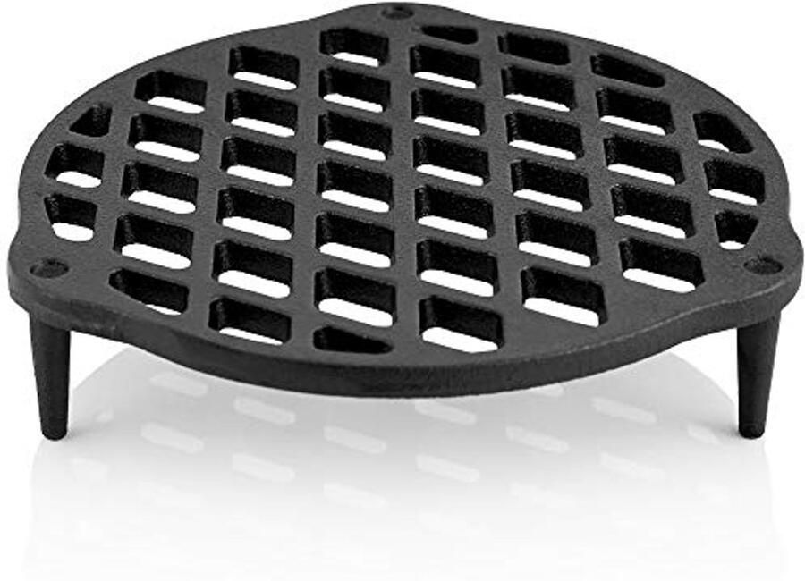 Gietijzeren Stapelrooster voor Dutch Oven Ø 22 cm Veelzijdig Grillrooster en Onderzetter