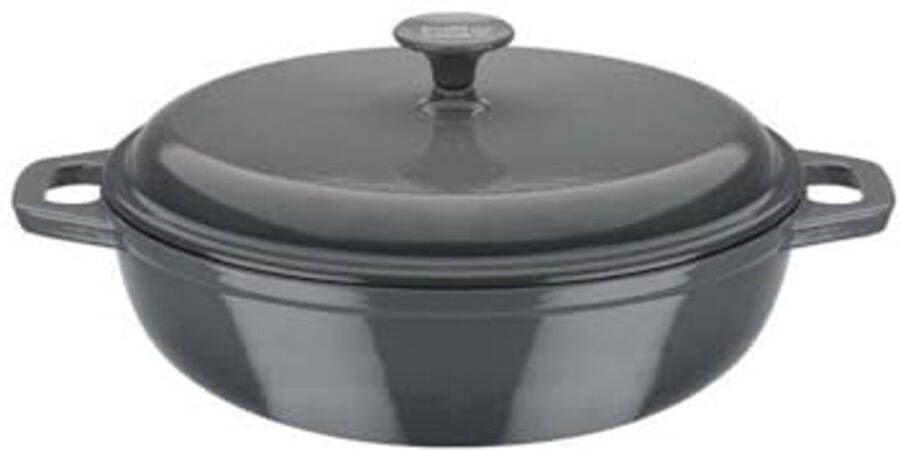 Gietijzeren Stoofpan 30 x 9 cm Ideaal voor Gezond Koken