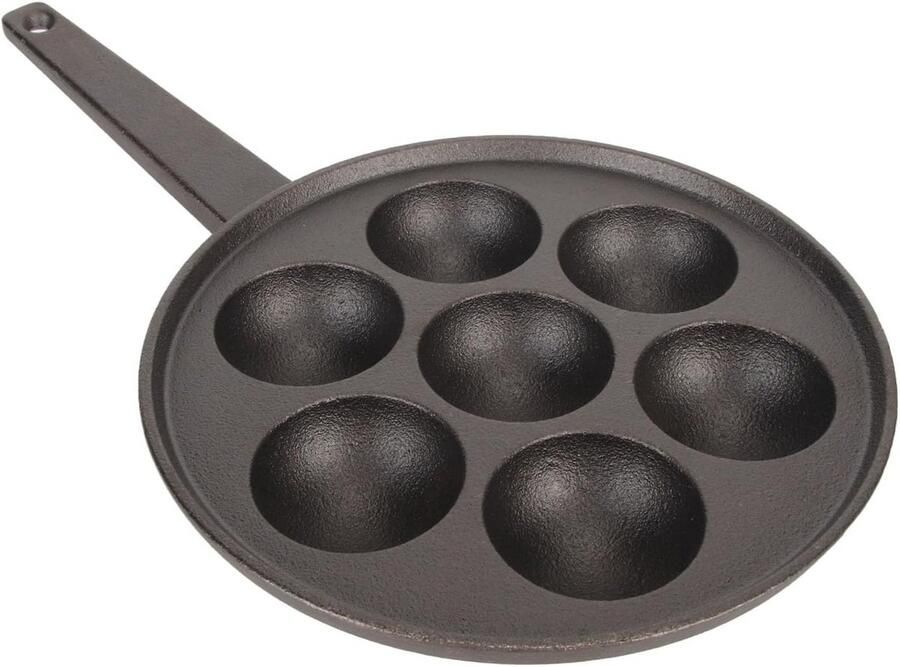 Gietijzeren Takoyaki Pan met 7 Gaten – Perfect voor Gemakkelijk en Snel Takoyaki Koken