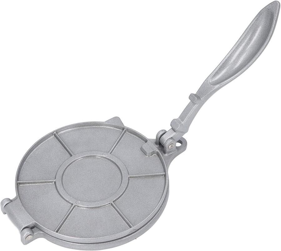 Tortilla Pers Deegpers Quesadilla Maker Thuis Bakken Aluminiumlegering 21.5 cm Diameter Grijs