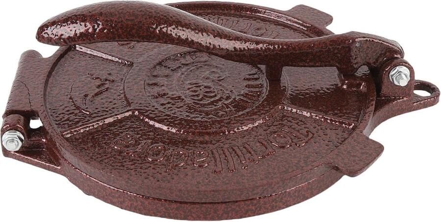 Gietijzeren Tortillapers Quesadilla Maker Flatbread Maken Handmatige Pers Max 27cm Diameter Zwart