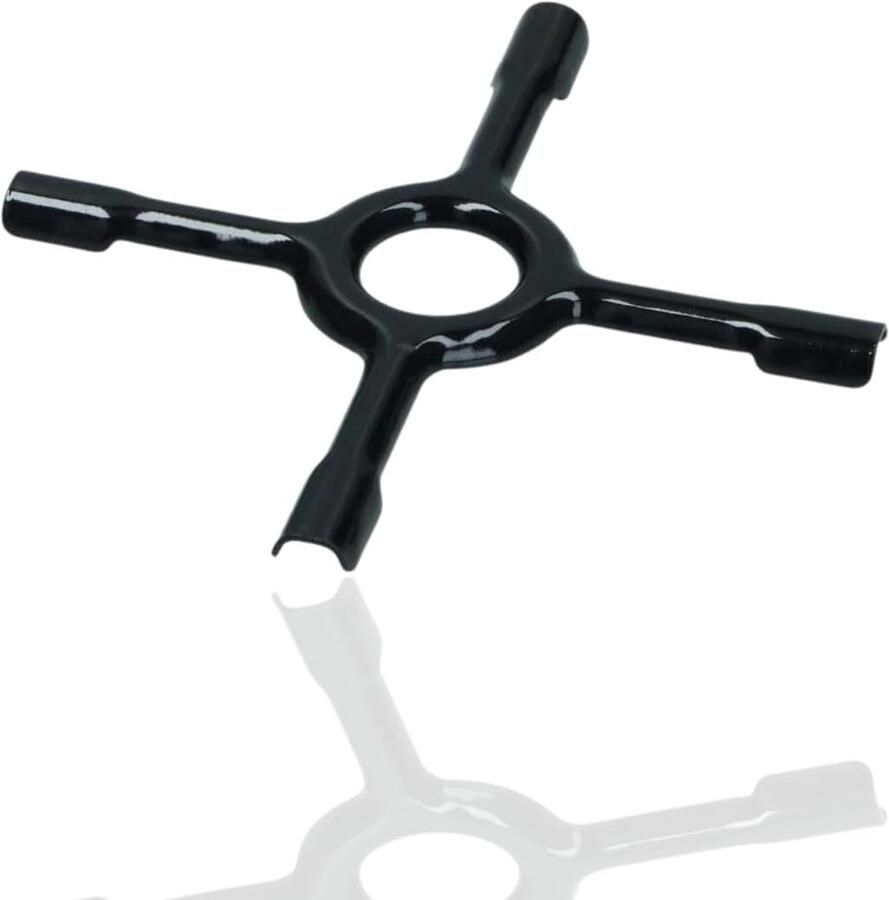 Gietijzeren Trivet Kookplaat Houder Kleine Pannen Stabiele Ondersteuning 150 x 150 mm Zwart