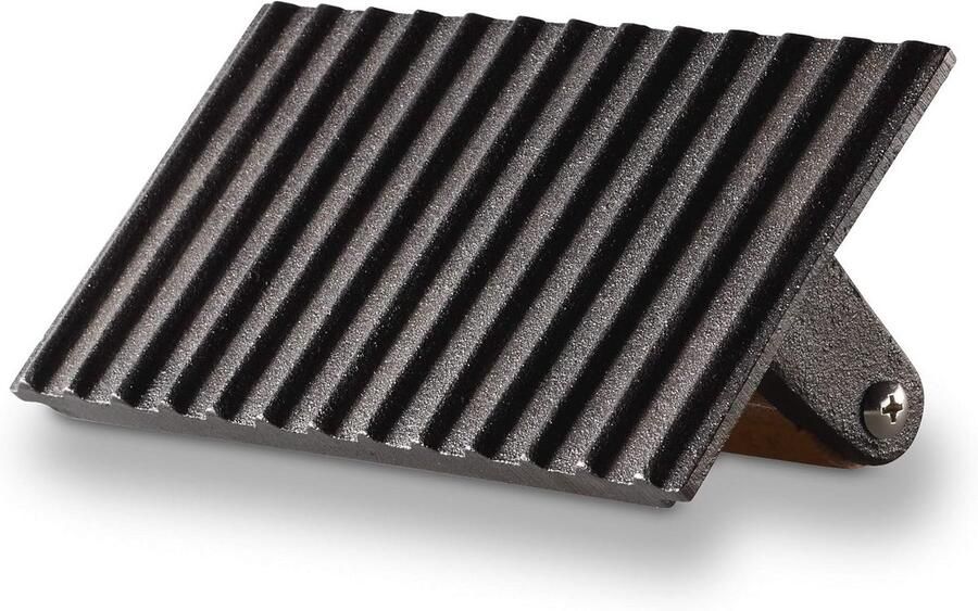 Gietijzeren Vleespers met Houten Handvat Ideaal voor Grillen en Barbecues