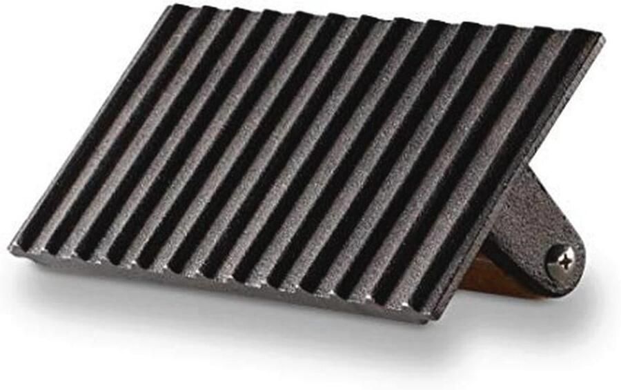 Gietijzeren Vleespers met Houten Handvat Ideaal voor Grillen en Barbecues