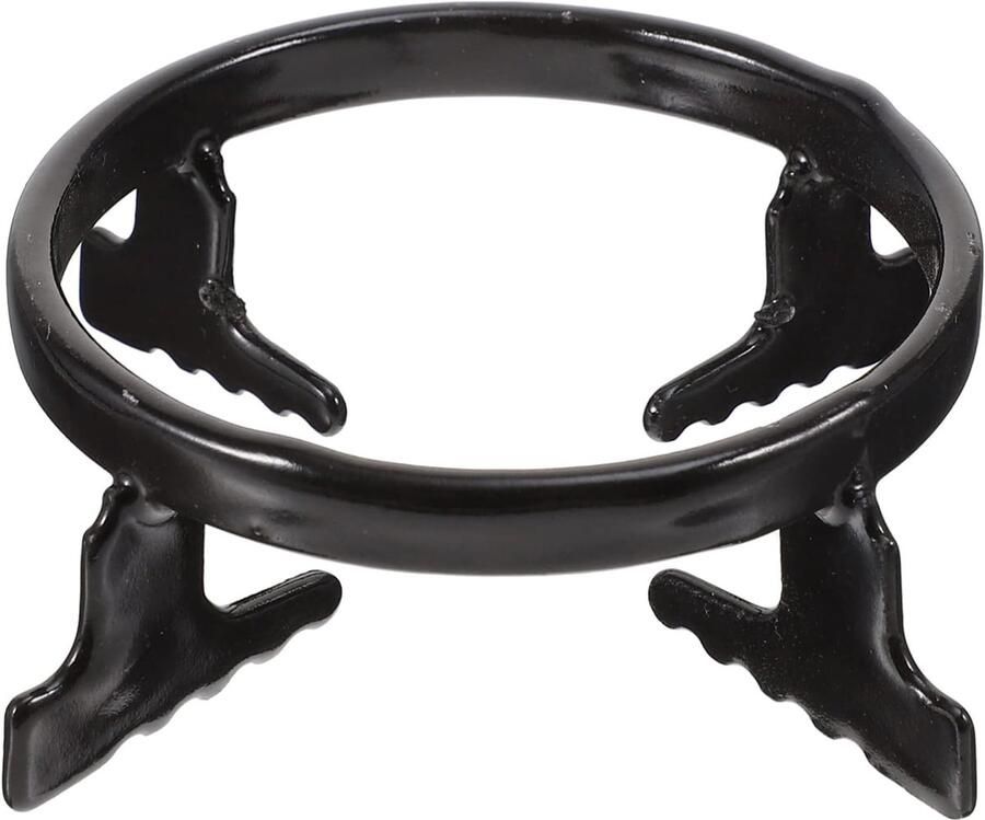 Gietijzeren Wok Ring Brander Rooster Stabiel Koken Hoge Kwaliteit Ijzer 12 cm Zwart