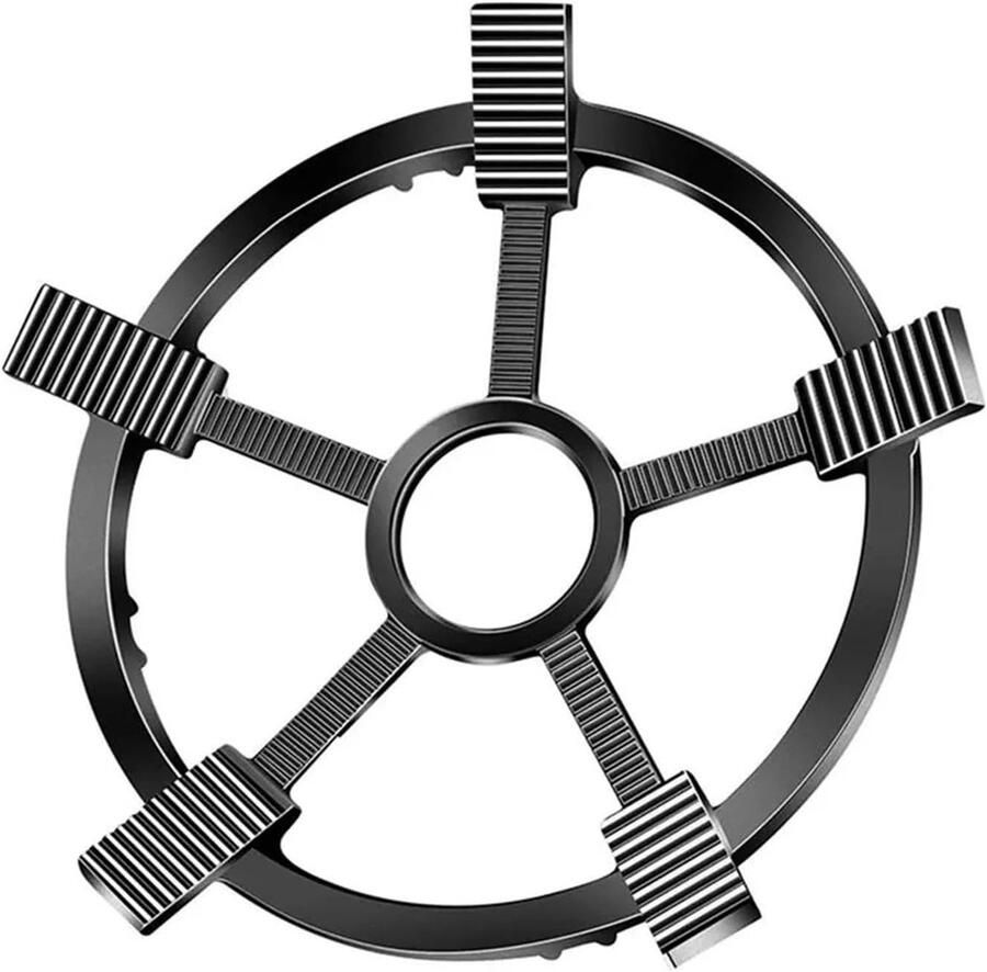 Gietijzeren Wok Ring Kookring Onderzetter Stabiel Koken Universele Pasvorm 10x10x10 mm Zwart