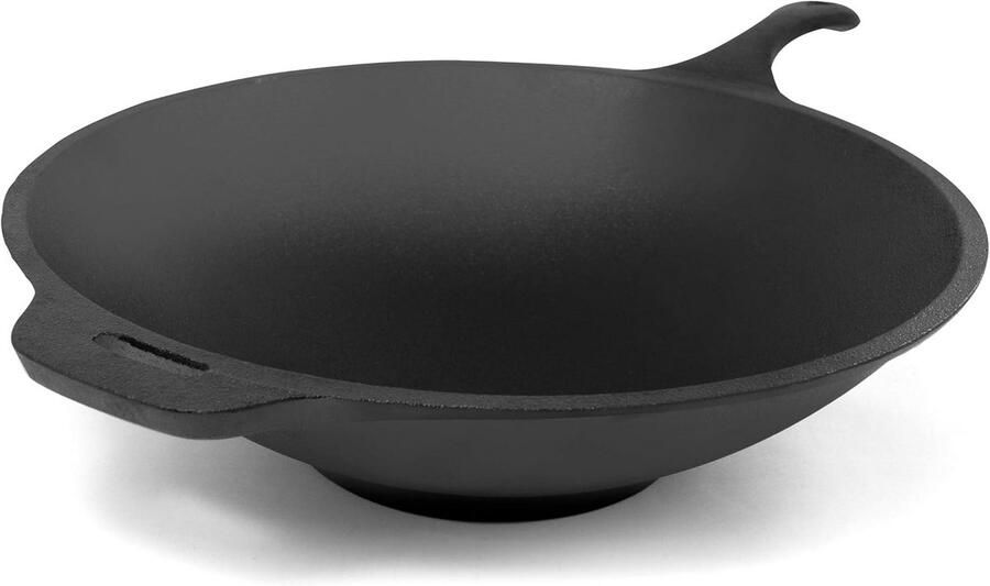 Gietijzeren Wokpan 30 5 cm voor Snel en Gezond Koken