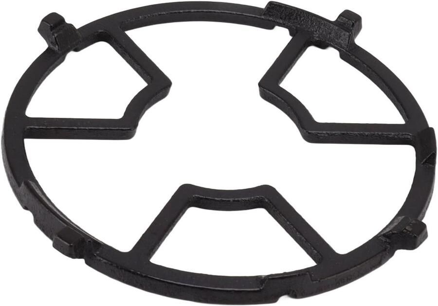 Gietijzeren Wokrek Gasfornuisring Antislip Stabiel Koken Slip-Resistant Ontwerp Min. 8 cm Bodemdiameter Zwart