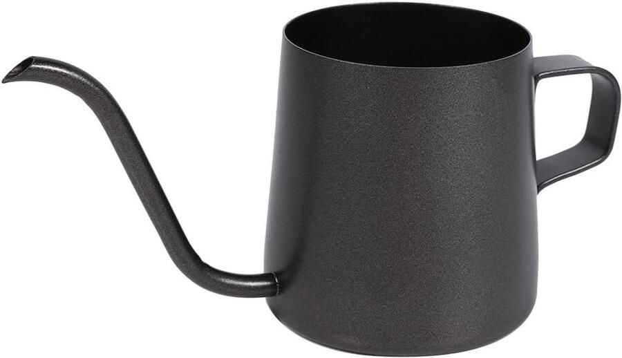 Gietkan Koffie Waterkoker Precies Gieten Zwanenhals Tuit 250ml Zwart