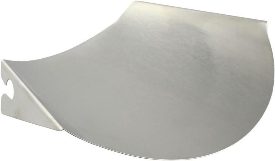 Gietkanaal Mixer Accessoire Keukenmachine Gelijke Ingrediënten Vaatwasmachinebestendig 19 x 15 x 4 cm Zilverkleurig