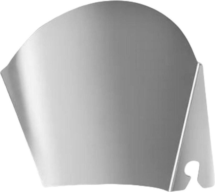Gietschild Mixer Schenkdeksel Kom Schoon Maken Roestvrij Staal 14 x 17 cm Zilver