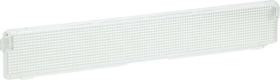 Glaasje van verlichting 374x59mm afdekking van verlichting afzuigkap geschikt voor Pelgrim Atag Aeg Zanussi 366803 50285087008