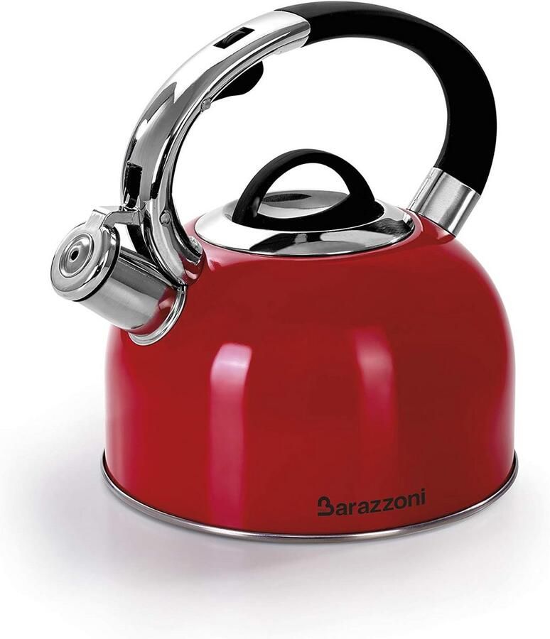 Waterkoker Theepot Water Koken Roestvrij staal 18 10 2.5 Liter Rood