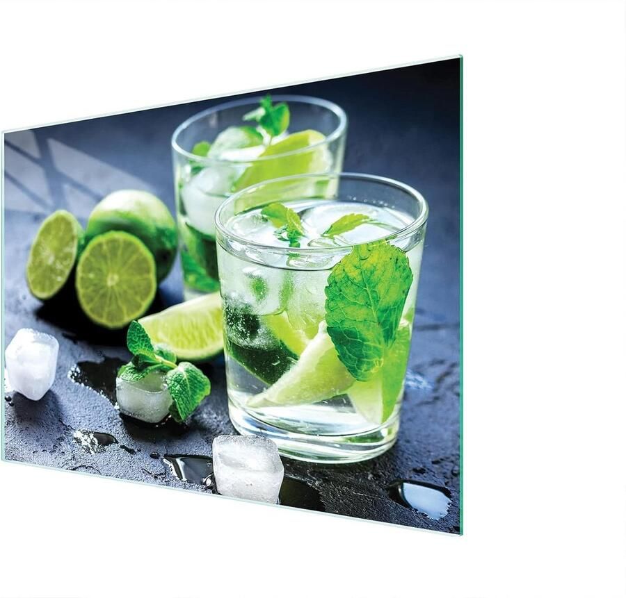 Glasplaat Kookplaat Snijplank Werkbladbeschermer Koken Keuken Decoratie Gehard Krasbestendig Glas 40x30 cm Groente