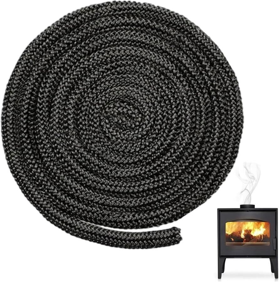 Glasvezelkoord 2 5 m Ø 10 mm deurafdichting oven schoorsteenafdichting voorkomt rooklekkage ShopVlot