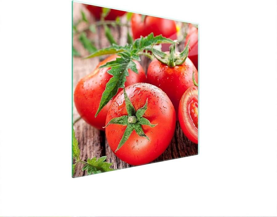 Glazen Afdekplaat Kookplaat 50x52 cm Snijplank Bescherming en Spatwand