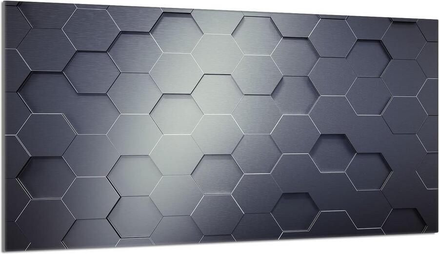 Glazen Afdekplaat Kookplaat Keramisch Inductie 90x52 cm Spatbescherming & Decoratieve Snijplank