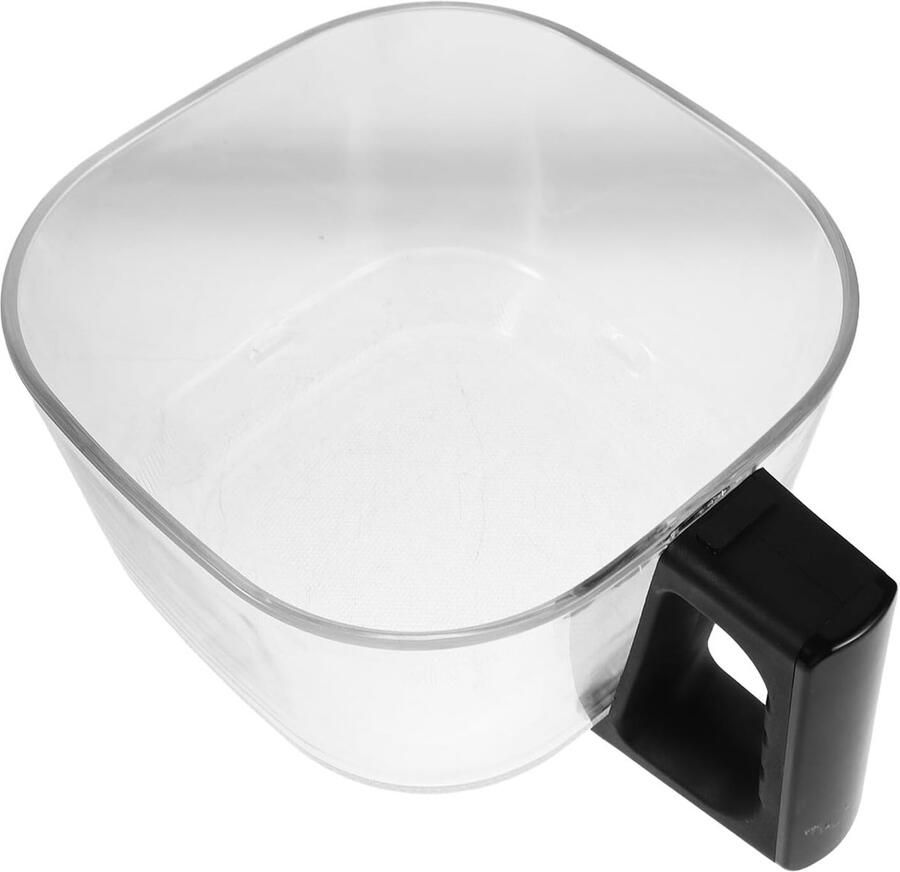 Glazen Airfryer Pan Baking Basket Vervanging Efficiënt Koken Vierkante Vorm 28x22.5x13cm Transparant