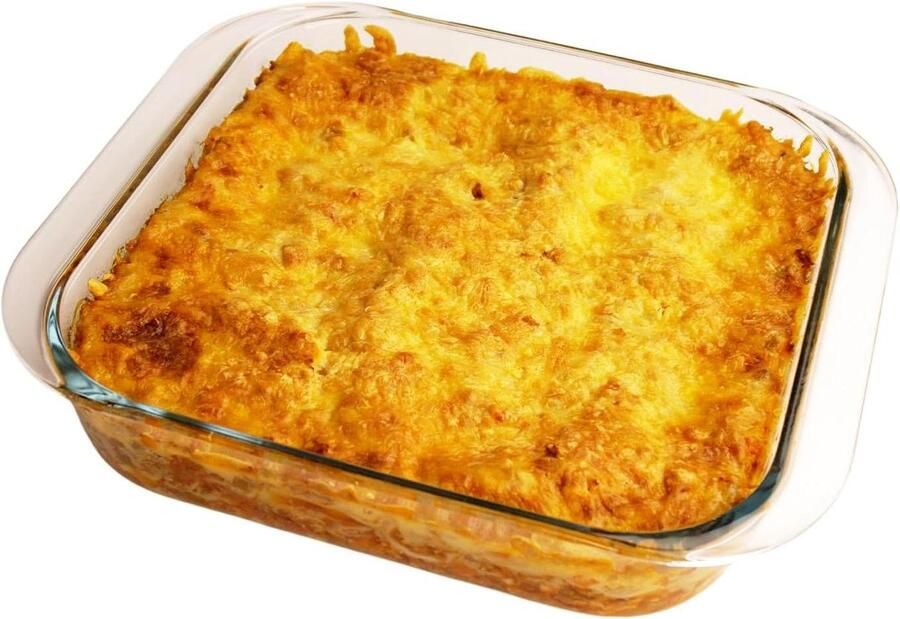 Glazen Bakplaat Ovenschaal Glas Oven Gebruik Gehard Glas 9x9 Inch Helder