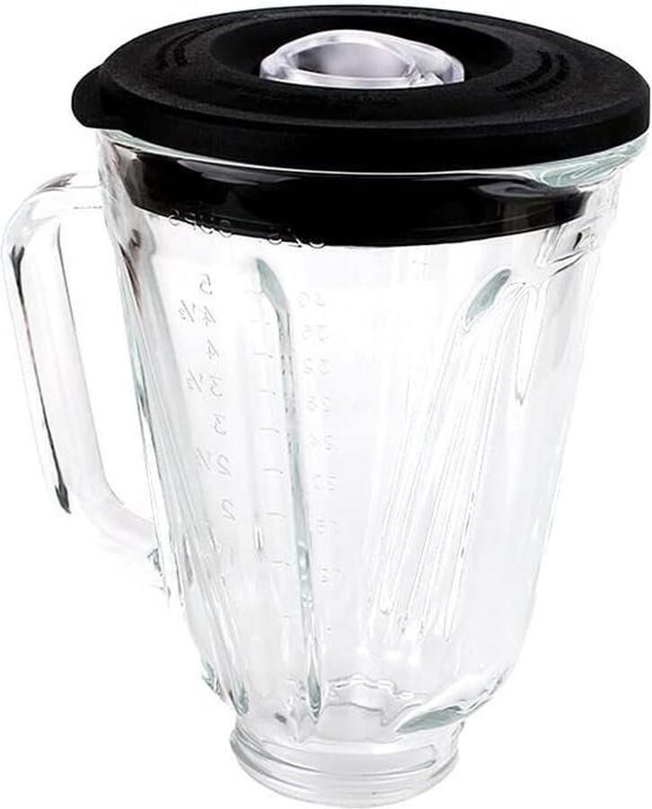 Glazen Blenderkan Reservekan Blender Smoothies Maken Hittebestendig Glas 5 Cups Capaciteit Transparant