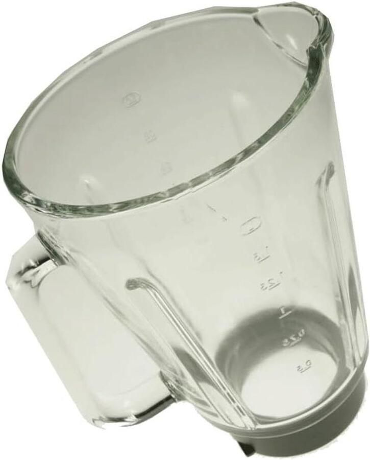 Glazen Blenderkom Mixer Kom Keukenmachine Accessoire Hittebestendig Glas Niet gespecificeerd Transparant