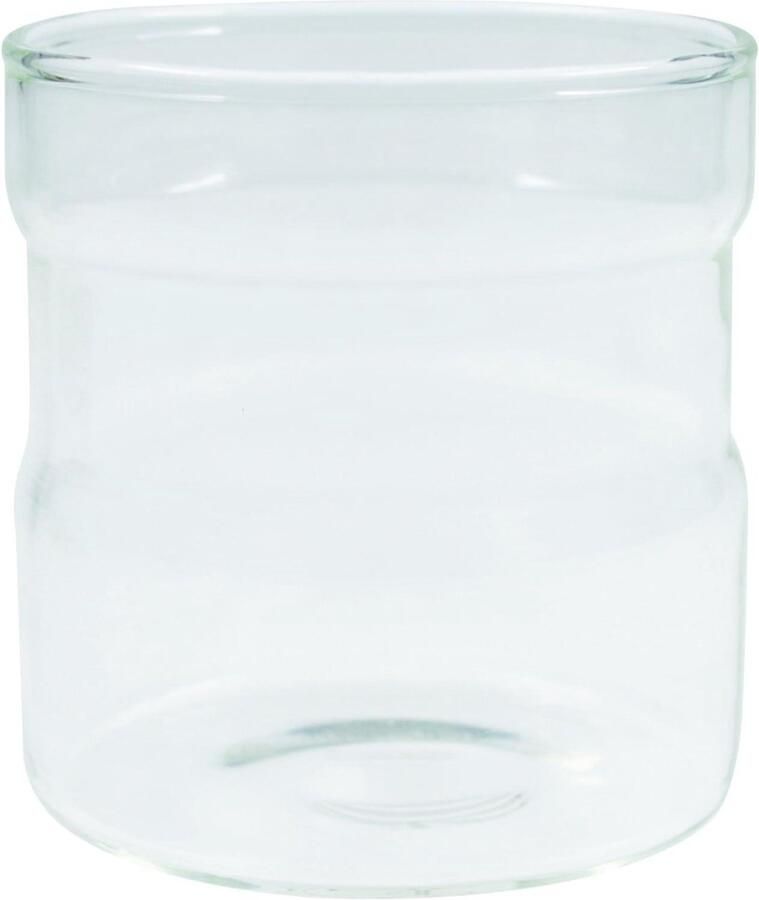 Glazen Container Reserveonderdeel Koffiemolen Koffie Malen Vaatwasmachinebestendig 10 x 5 cm Transparant