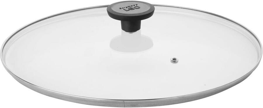 Glazen Deksel Kookdeksel Pan Koken Stoven Hittebestendig Glas 32 cm Diameter Transparant